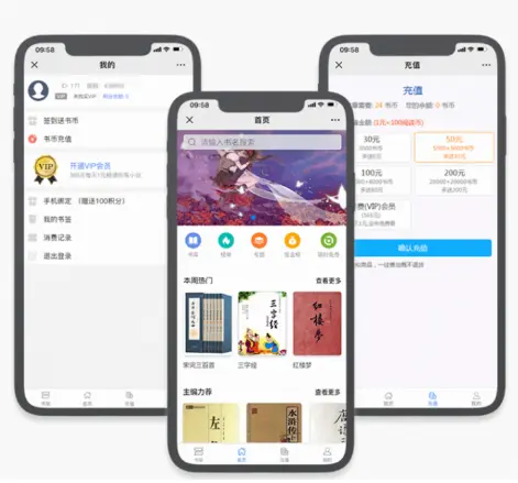 【千源源码】草莓CDMS原创内容分销系统-微信小说平台系统v1.0