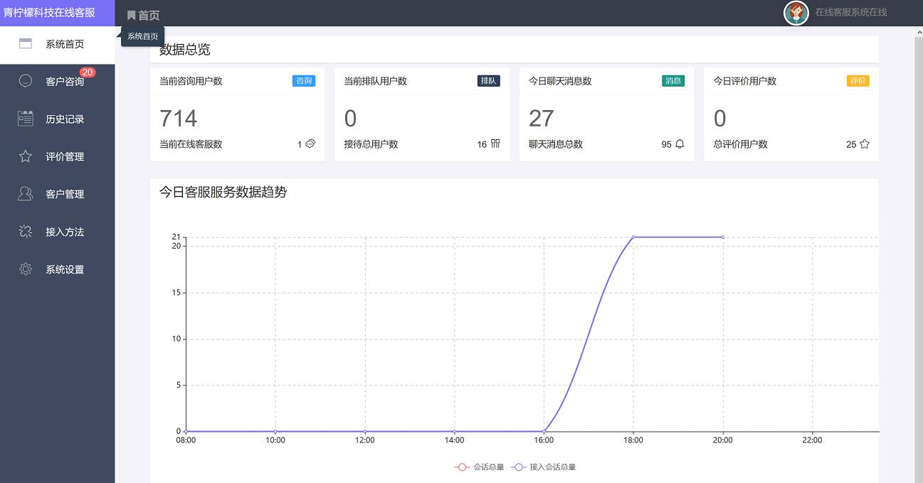 【千源源码】php客服在线IM源码，支持自动刷新（网页即时接收消息）+自动回复+可生成接入+手机版管理后台：弹窗接入，微信公众号接入，网页链接接入