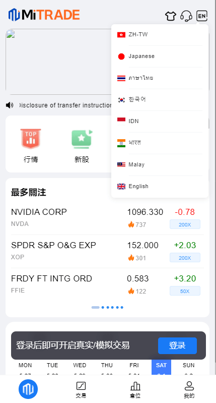 【代售】综合盘股票系统/海外多语言股票系统/股票配资交易策略源码