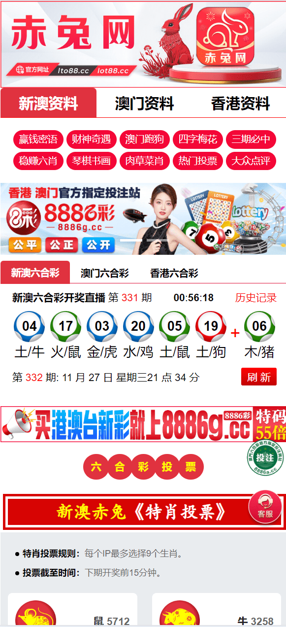 【代售】运营版六合彩资源图库开奖网/采集正常/论坛资料/投票评论/带留言板功能