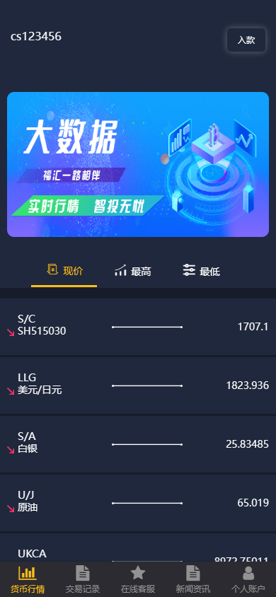 【千源源码】ThinkPHP二次开发：福汇微盘源码 + 时间盘 + K线采集 功能强大